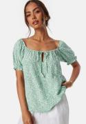 BUBBLEROOM Allison Blouse Green/Patterned XS