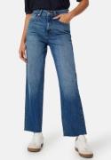 Happy Holly High Straight Ankle Jeans Medium blue 34