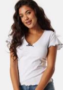 BUBBLEROOM Babylock Short Sleeve Top White XL