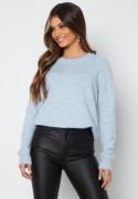 SELECTED FEMME Slflulu LS Knit O-Neck Cashmere Blue XS