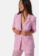 Object Collectors Item Objritta Lo Long Ss Blazer Pink Frosting 34