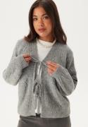 Object Collectors Item Objflora Re L/S KNIT CARDIGAN  Medium Grey Melange S