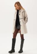 ONLY Onlrubi Shearling Coat  Pumice Stone M