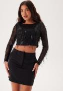 ONLY Onlspacy Ls Cropped Sequins To Black/Black sequins XS