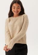 Pieces Ellen LS O-Neck Knit White Pepper M