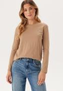 GANT Reg Shield Ls T-shirt Caramel Beige S