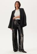 BUBBLEROOM Sequin Wide Trousers Black L