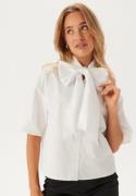 SELECTED FEMME Slfjuno 3/4 BOW SHIRT B BOW SH Bright White 40