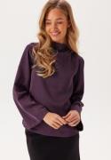 VILA Vilutto High Neck Top Plum Perfect 40