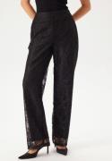 Pieces Pcbosulla Hw Lace Wide Pant Black XS