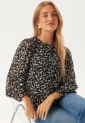 Object Collectors Item Objmila L/S Top Sandshell/Black Leaves 42