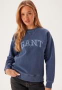 GANT Arch C-neck Sweat Prussian Blue S