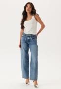 ONLY Onlgianna Mw Straight Dnm Medium Blue Denim 32/32