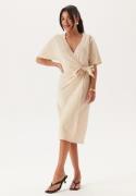 Happy Holly Soft Kimono Sleeve Dress Light beige 52/54