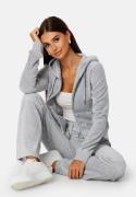 Juicy Couture Robertson Classic Velour Hoodie SIlver Marl M