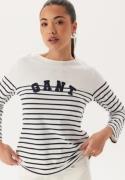 GANT Reg Breton Boat Neck T-shirt Evening Blue XL