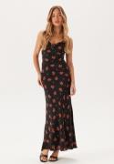 Bardot Monroe Cowl Neck Maxi Dress 194008 Black Floral 42(UK14)