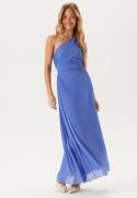 FOREVER NEW Mirabelle Pleated Asymm Maxi Dress Cornflower Blue 40(UK12)