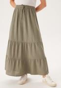 Happy Holly Linen Maxi Skirt Khaki green 36/38