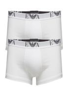 Mens Knit 2Pack Boxe Boxershorts White Emporio Armani