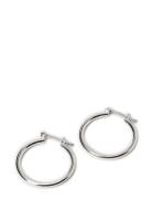 Layla Recycled Medium Hoop Earrings Accessories Jewellery Earrings Hoops Silver Pilgrim