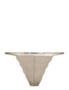 Lunaup String G-streng Undertøj Beige Underprotection