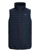 Jjemulti Bodywarmer Collar Jnr Foret Vest Blue Jack & J S