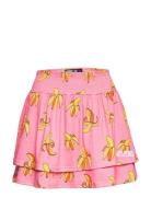 Flounce Mini Skirt Kort Nederdel Multi/patterned Svea