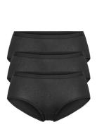 Brief 3 Pack Carin Regular Trusser, Tanga Briefs Black Lindex