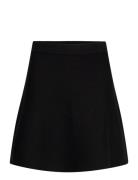 Octavia Knit Skirt Kort Nederdel Black Second Female