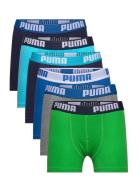 Puma Boys Basic Boxer 6P Ecom Night & Underwear Underwear Underpants Multi/patterned PUMA