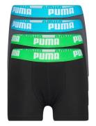 Puma Boys Basic Boxer 4P Ecom Night & Underwear Underwear Underpants Black PUMA