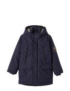 Nkmmiller Parka Jacket1 Parka Jakke Navy Name It