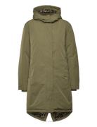Water Repellent Parka With Repreve® Filling Outerwear Parka Coats Khaki Green Scotch & Soda