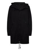 Maxi Anorak Parka Jakke Black R-Collection