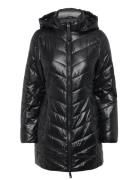 Essential Padded Coat Foret Jakke Black Calvin Klein