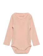 Body Ls Pointelle Bodies Long-sleeved Coral Fixoni