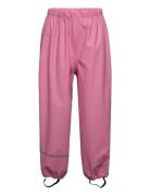 Rainwear Pants - Solid Outerwear Rainwear Bottoms Pink CeLaVi