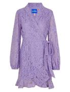 Lindacras Dress Kort Kjole Purple Cras