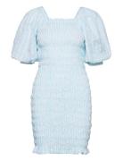 Rikka Stripe Dress Kort Kjole Blue A-View