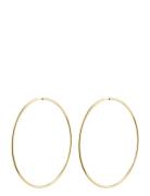 April Recycled Maxi Hoop Earrings Accessories Jewellery Earrings Hoops Gold Pilgrim