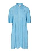 Yasfira 2/4 Shirt Dress S. Noos Kort Kjole Blue YAS