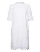 Crmoccamia Dress - Mollie Fit Kort Kjole White Cream