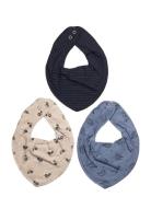 Bandana Bibs 3-Pack Baby & Maternity Care & Hygiene Dry Bibs Navy Fixoni