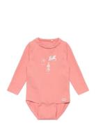 Body Ls Bodies Long-sleeved Coral Minymo