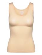 Magic Distinguished Tanktop Lingerie Shapewear Tops Beige Magic Bodyfashion