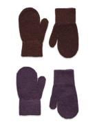 Magic Glitter Mittens 2-Pack Accessories Gloves & Mittens Mittens Brown CeLaVi