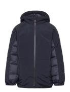 Mix Media Jacket Foret Jakke Navy Tommy Hilfiger