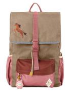 Backpack - Large - Wild At Heart Accessories Bags Backpacks Multi/patterned Fabelab