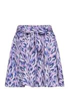 Koglino Skater Skirt Ptm Dresses & Skirts Skirts Short Skirts Purple Kids Only